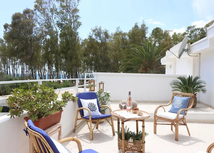 Luxury Turquoise Road To Villasimius 50 M From The Sea Iun S0573
